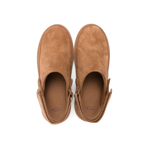 Ugg Kids Mules Goldenstar En Daim - Marron