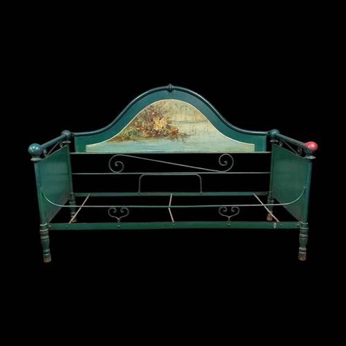 Banquette De Repos Vnitienne Poque Napolon Iii En Fonte Et Tle Bois