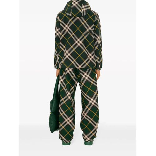 Burberry Veste Zippée À Carreaux - Vert