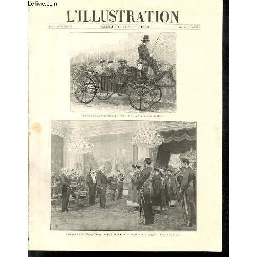 L'illustration Journal Universel N° 2786 - Gravures: Réception De Li-Hung-Chang Par Le Président De La République, À Elysée - Reims, Travaux De Mise En Place De La Statue De Jeanne D'arc ...