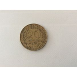 Pièce 20 Centimes De Franc 1963