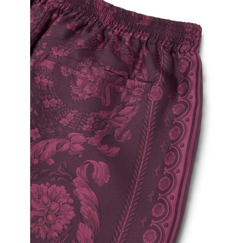 Versace Short Barocco En Soie - Rose