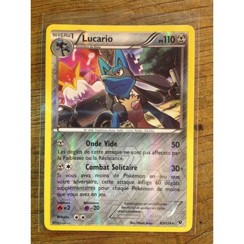 Lucario Reverse 63/124 Xy Impact Des Destins