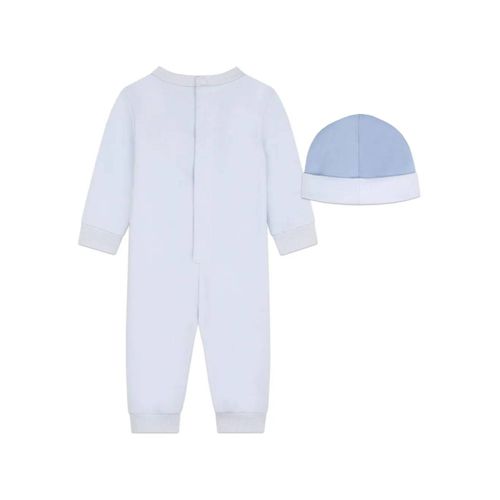 Kenzo Kids Combinaison En Coton Biologique - Bleu
