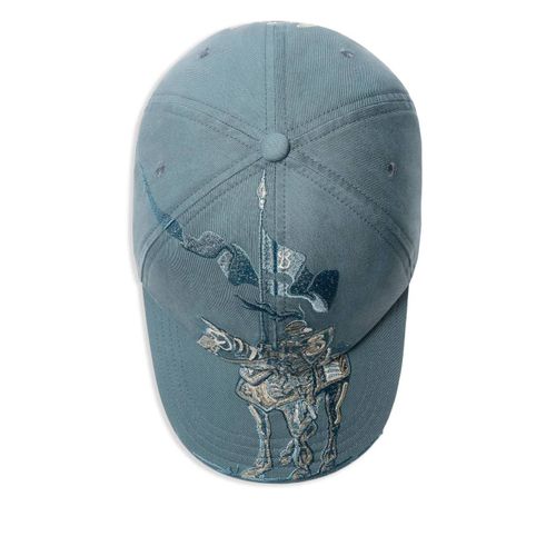 Burberry Casquette À Logo Ekd - Bleu