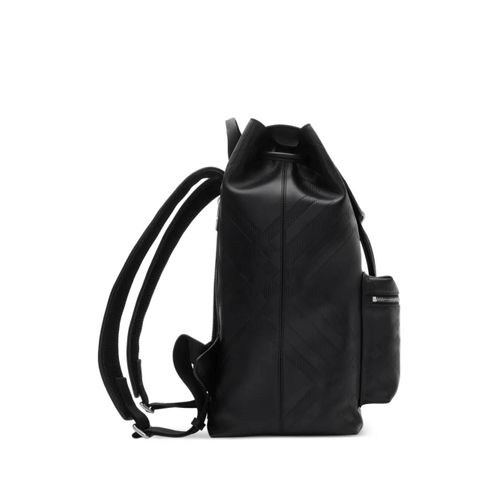 Burberry sac à dos à carreaux - Noir