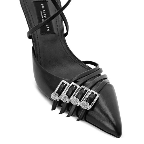Philipp Plein Escarpins À Brides - Noir