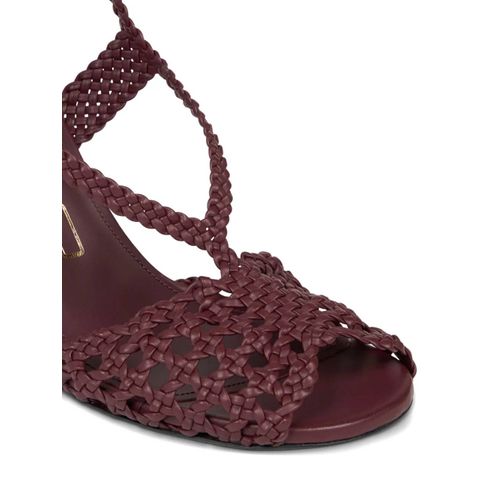 Etro Sandales Tressées - Rouge