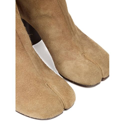 Maison Margiela Bottines Tabi En Daim - Marron