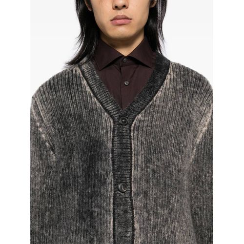 Paul Smith Cardigan Délavé À Effet Imprimé - Gris