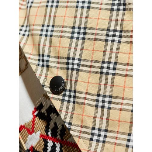 Burberry Surchemise À Carreaux - Tons Neutres