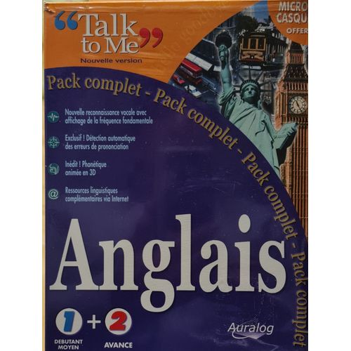 Talk To Me 5.0 - Anglais - Coffret Niveaux 1 (Débutant Et Moyen) & 2 (Avancé)