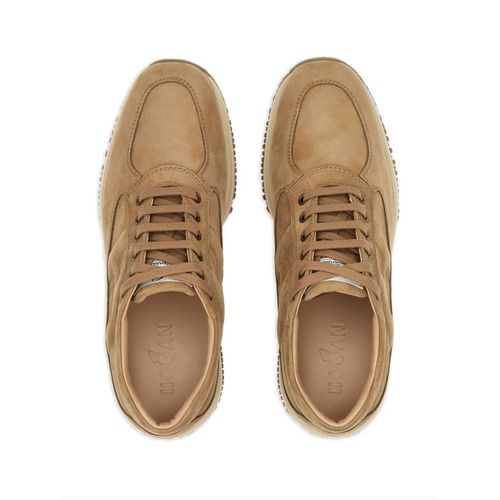 Hogan Baskets Interactive À Lacets - Marron