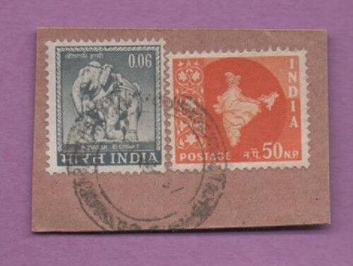 Timbre Inde India Poastage Éléphant 