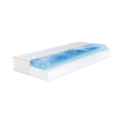 f.a.n. Matelas en mousse froide Sweet Dream XXL, 7 zones, avec surmatelas (H2, 100 X 200 CM)