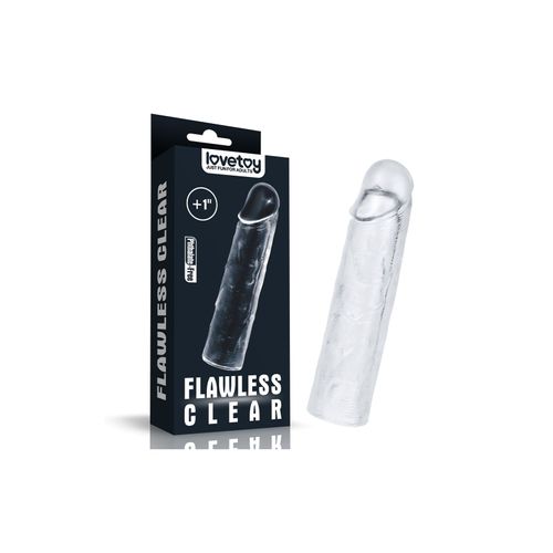 Gaine À Pénis Transparente - Ajoute 2.5 Cm