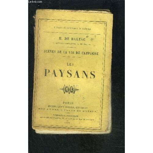 Les Paysans- Scenes De La Vie De Campagne- Vendu En L Etat