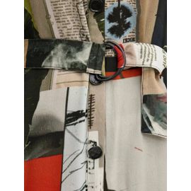 Desigual Robe Imprimée À Taille Ceinturée - Tons Neutres