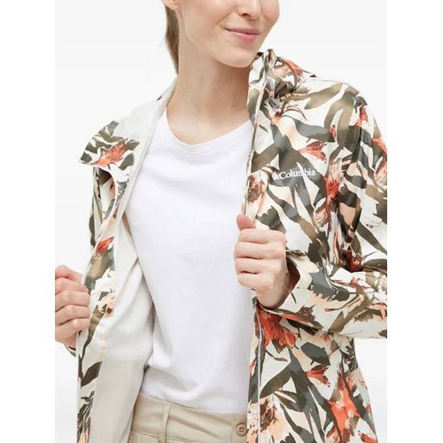 Columbia Veste Fleurie À Capuche - Blanc