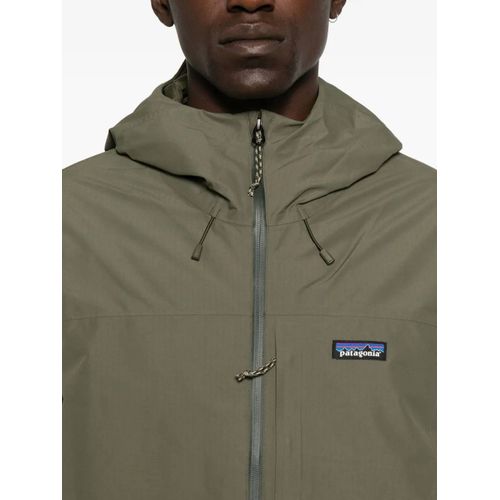 Patagonia Veste Zippée Windshadow À Capuche - Vert