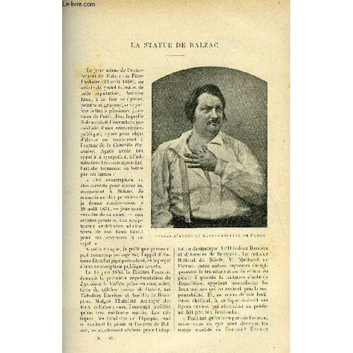 Le Monde Moderne Tome 10 - La Statue De Balzac