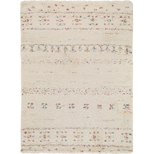 Tapis À Poils Longs Gobi Beige 160x230 Cm - Tapis Style Berbère