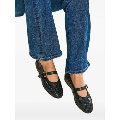 Gant Escarpins Chadii En Cuir Tressé - Noir