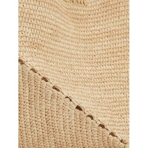 LOEWE sac cabas en paille à design tressé - Marron