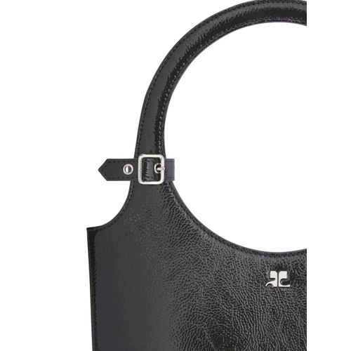 Courrèges sac à main en cuir - Noir