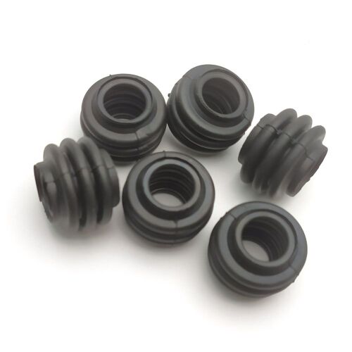 2pcs Étrier De Pompe Supérieur Et Inférieur De Frein De Moto, Manchon D'amortisseur À Arbre Coulissant, Couvercle Anti-Poussière, Bouchon Étanche De Frein À Disque En Caoutchouc Nipseyteko®