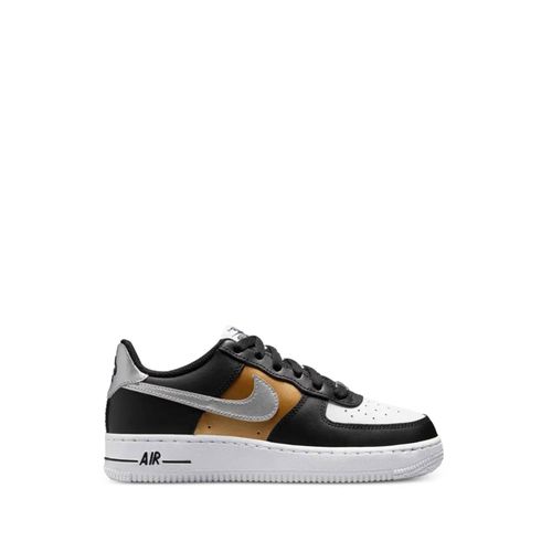 Nike Kids Baskets Air Force 1 'black Metallic Silver' - Noir