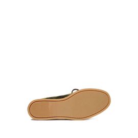 Scarosso Chaussures Bateau En Daim À Motif Camouflage - Marron