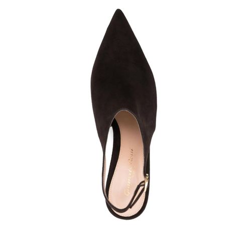 Gianvito Rossi Escarpins En Cuir 75 Mm - Marron