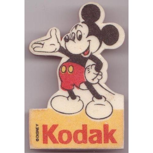 Pins Publicitaire Mickey En Mousse (Kodak)