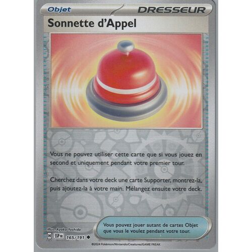 Carte Pokémon - Sonnette D'appel - 165/191 - Reverse - Ev8 Etincelles Déferlantes