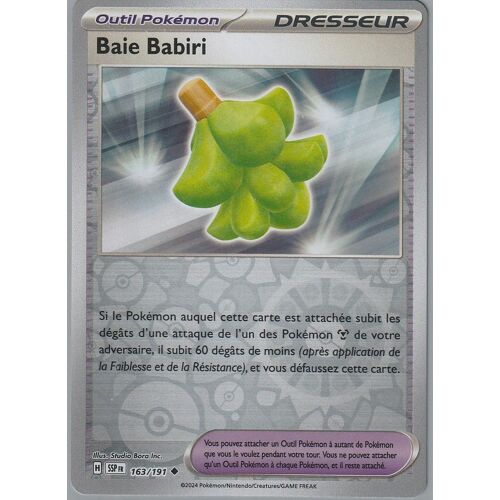 Carte Pokémon - Baie Babiri - 163/191 - Reverse - Ev8 Etincelles Déferlantes
