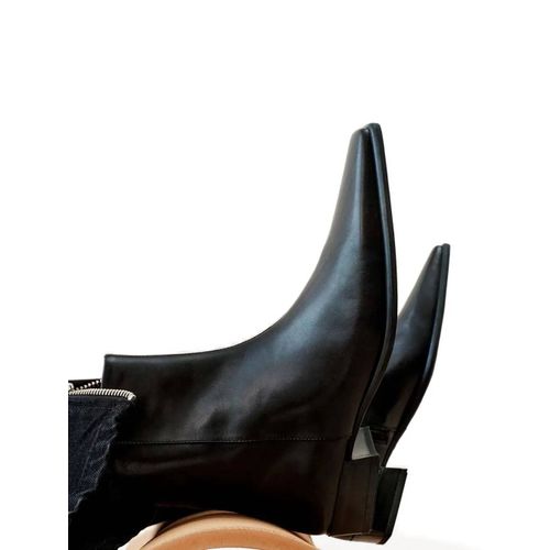 Vagabond Bottines Zippées À Bout Pointu - Noir