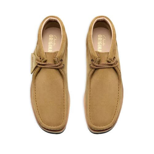 Clarks Originals Bottes En Daim À Lacets - Marron