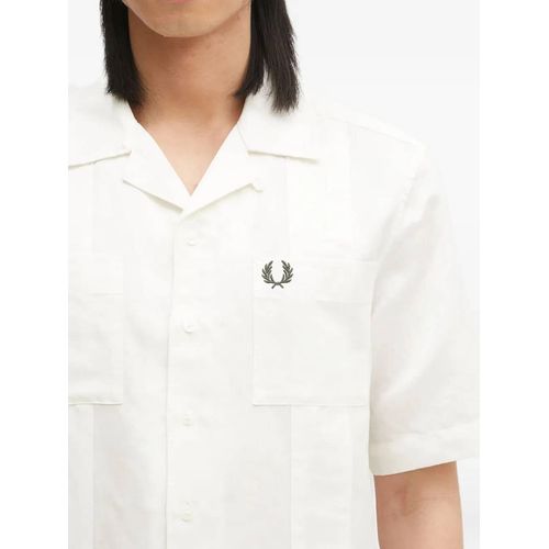 Fred Perry Chemise À Logo Brodé - Blanc