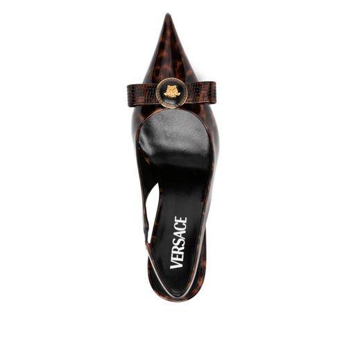 Versace Escarpins Gianni - Marron