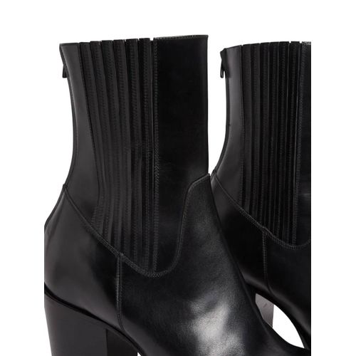 Dsquared2 Bottines En Cuir À Fermeture Zippée - Noir