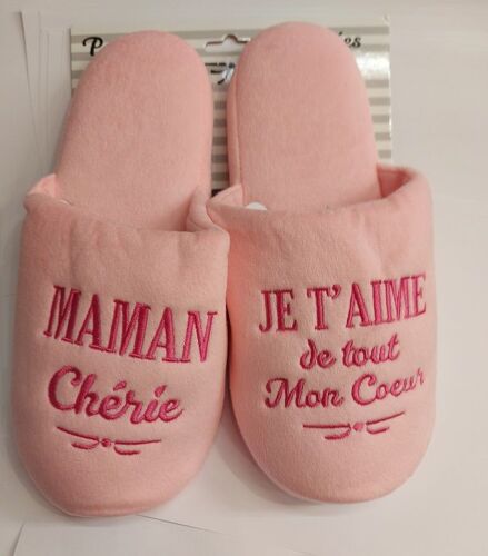 Pantoufle Brodee Taille Unique Maman