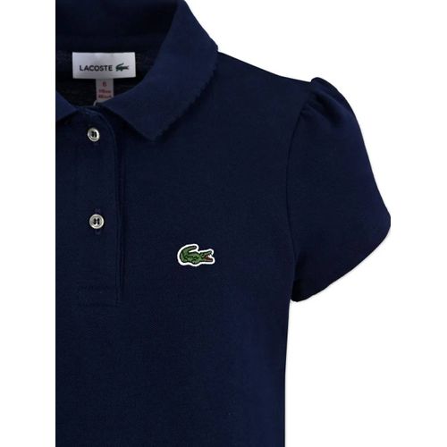 Lacoste Kids Polo À Manches Bouffantes - Bleu
