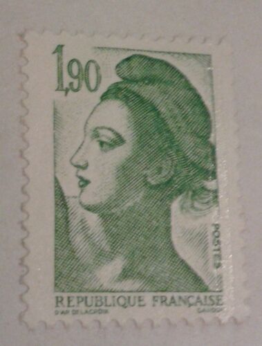 Timbre France 1986 Liberté De Gandon Delacroix 1,90 Francs Yvert Et Tellier N°2424 Neuf