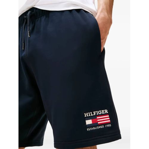 Tommy Hilfiger Short À Logo Brodé - Bleu