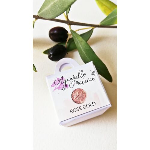 Aquarelle - Demi-Godet Rose Gold - Aquarelle Extra-Fine Irisée Végane Artisanale