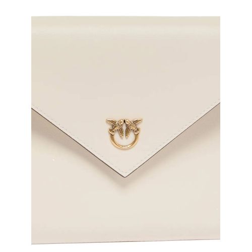 PINKO pochette Love Birds à design enveloppe - Blanc