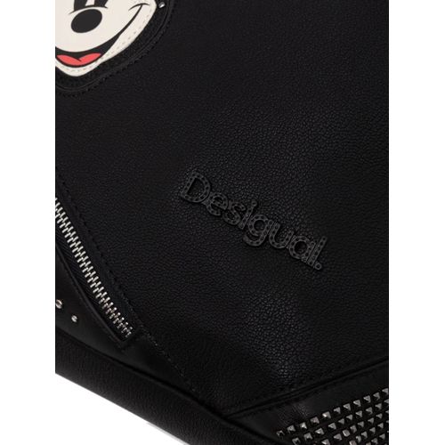 Desigual sac à dos Mickey Mouse à détails de clous - Noir