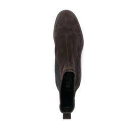 Hogan Bottines À Empiècements Élastiqués - Marron