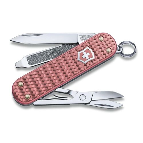 Victorinox Precious Alox Gentle Rose - Couteau Suisse De Poche 58 Mm - 5 Fonctions